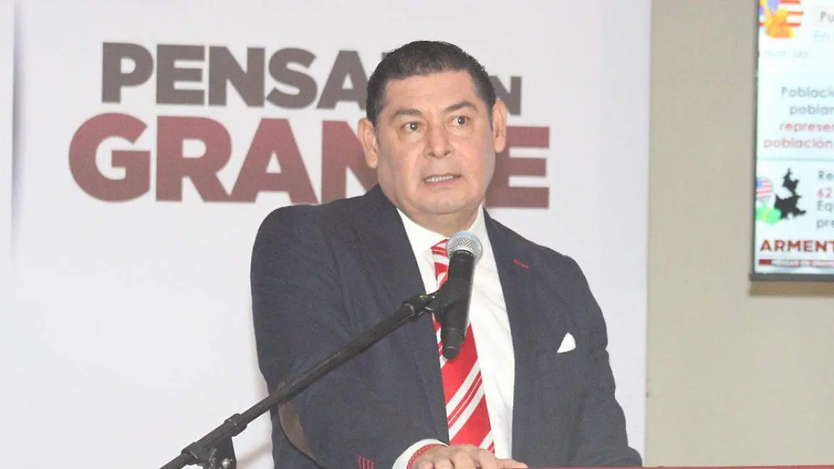 El gobernador electo, Alejandro Armenta Mier